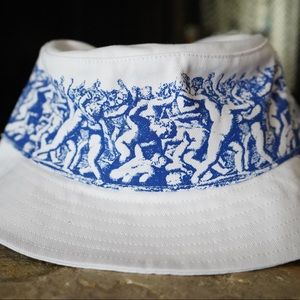 FA Cherub Fight White Bucket Hat